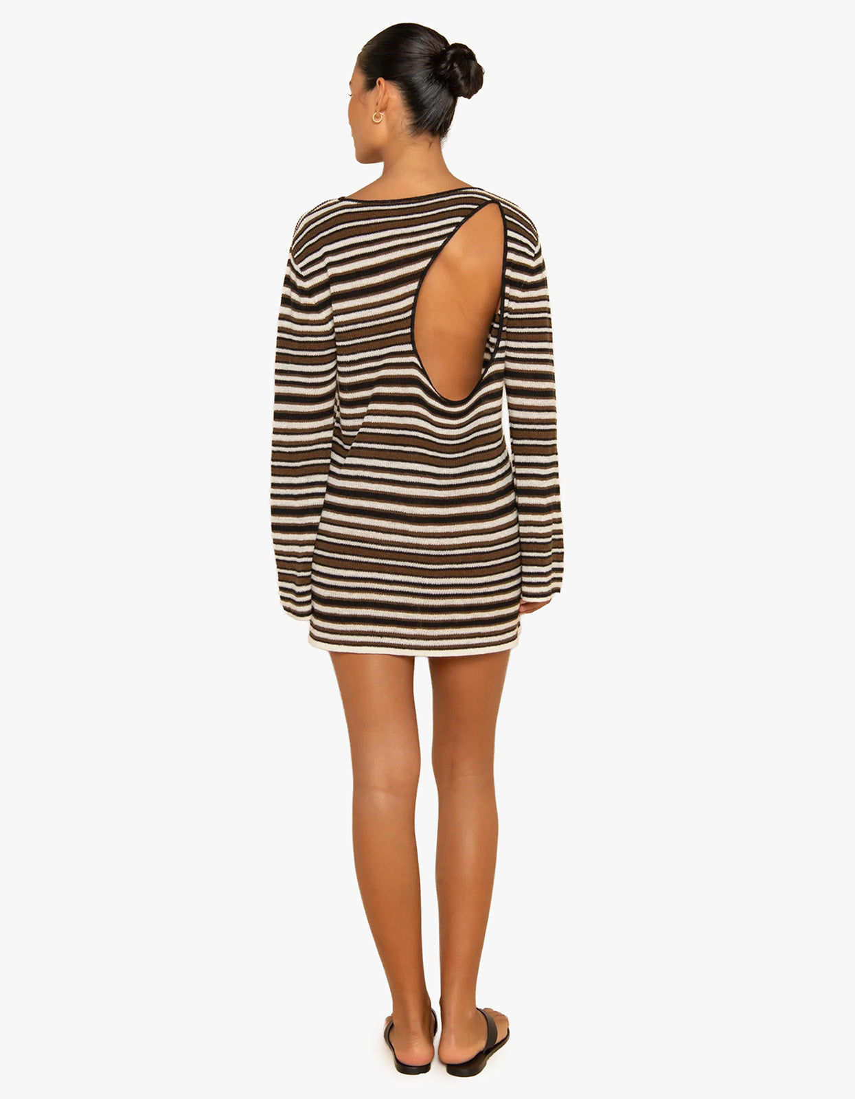 Aura Mini Dress - Desert Stripe