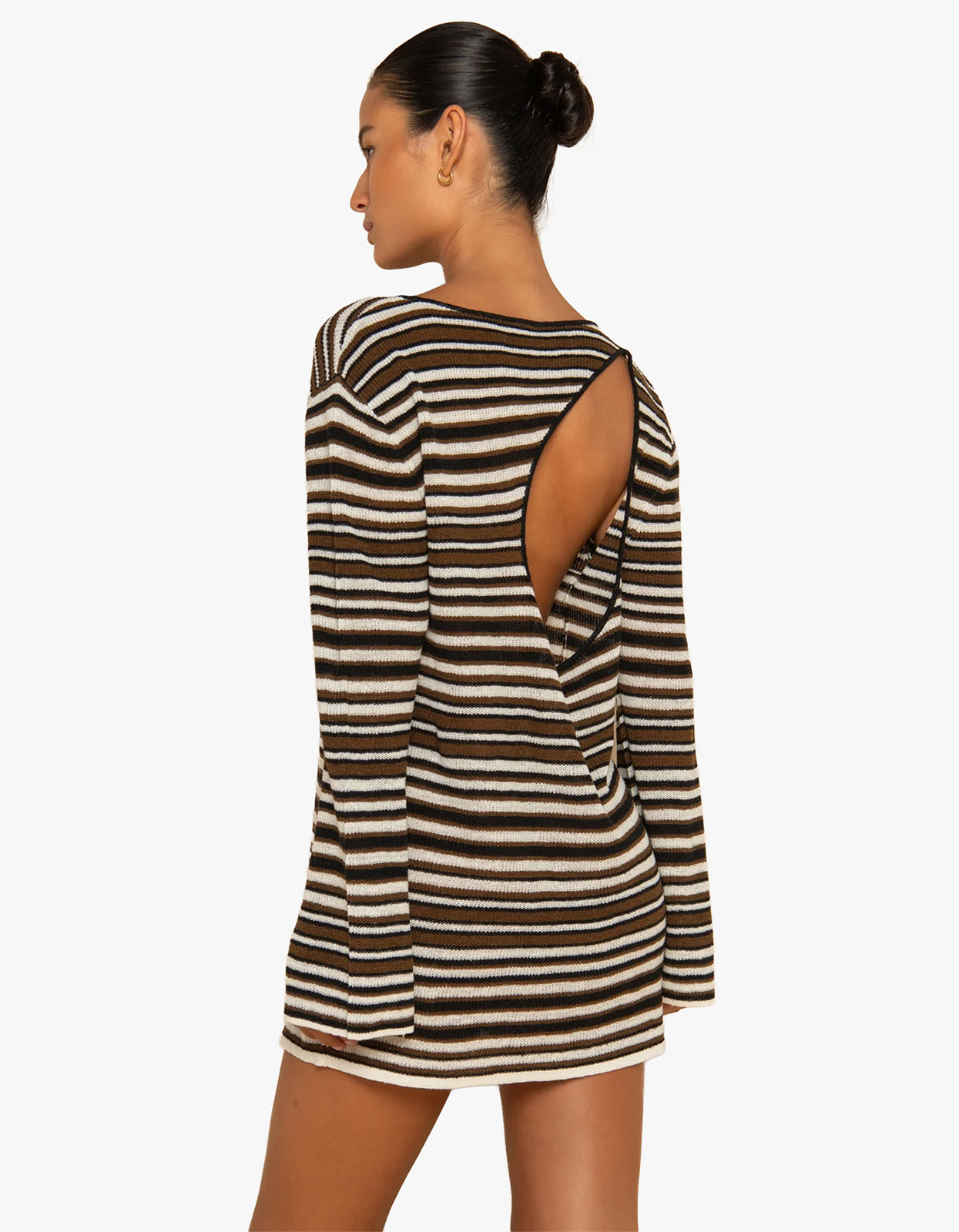 Aura Mini Dress - Desert Stripe