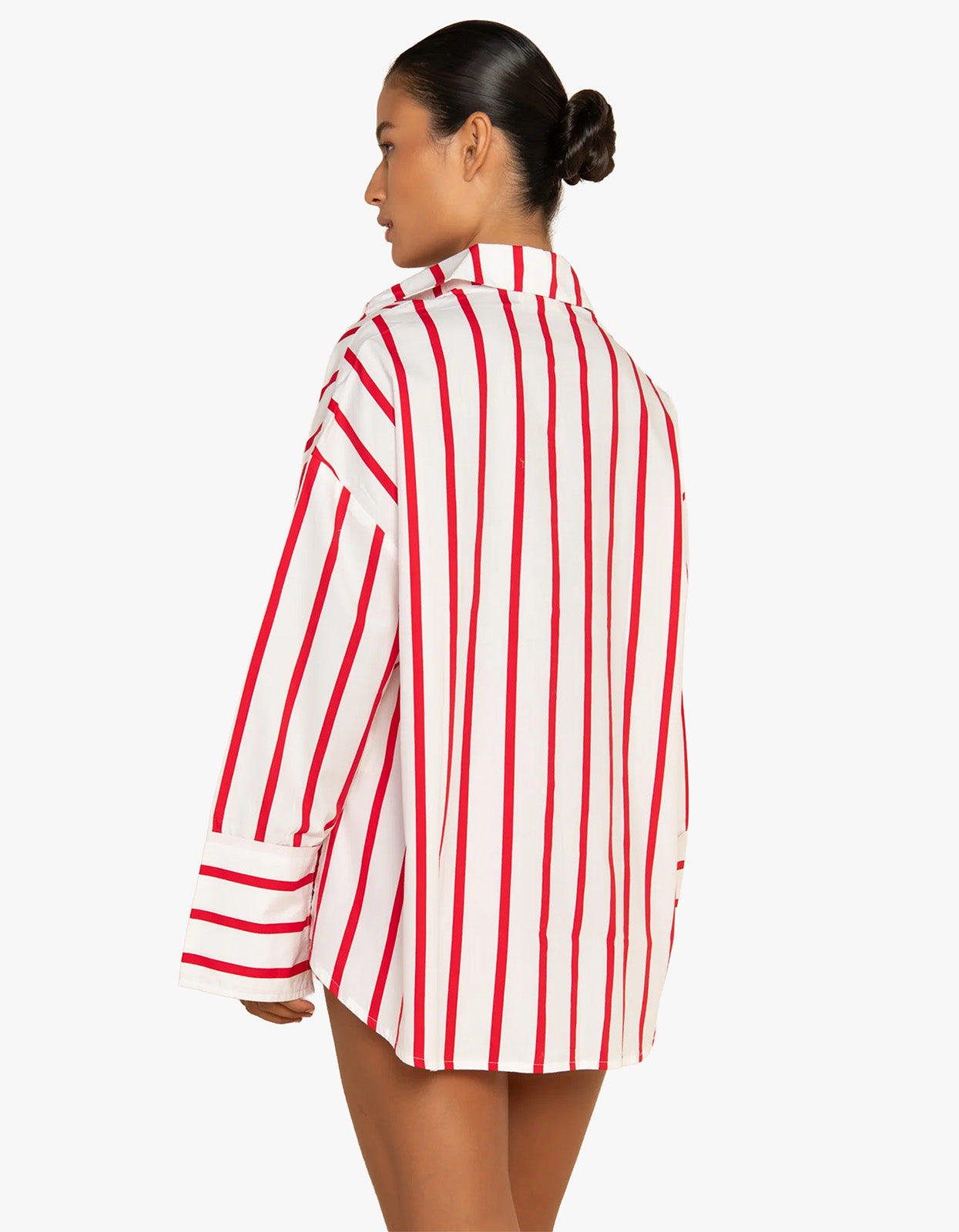 Rivierie Shirt - Red/White Stripe