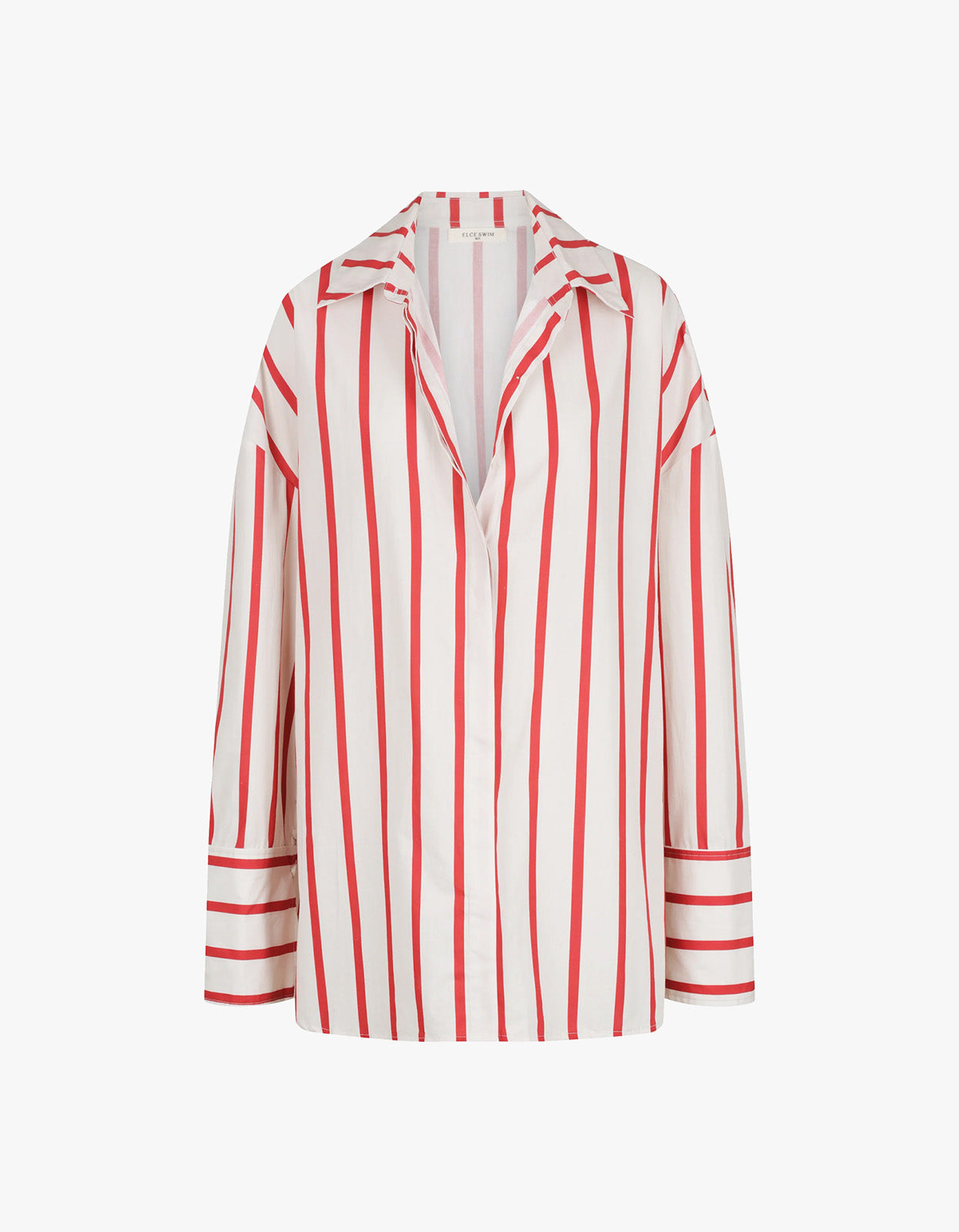 Rivierie Shirt - Red/White Stripe