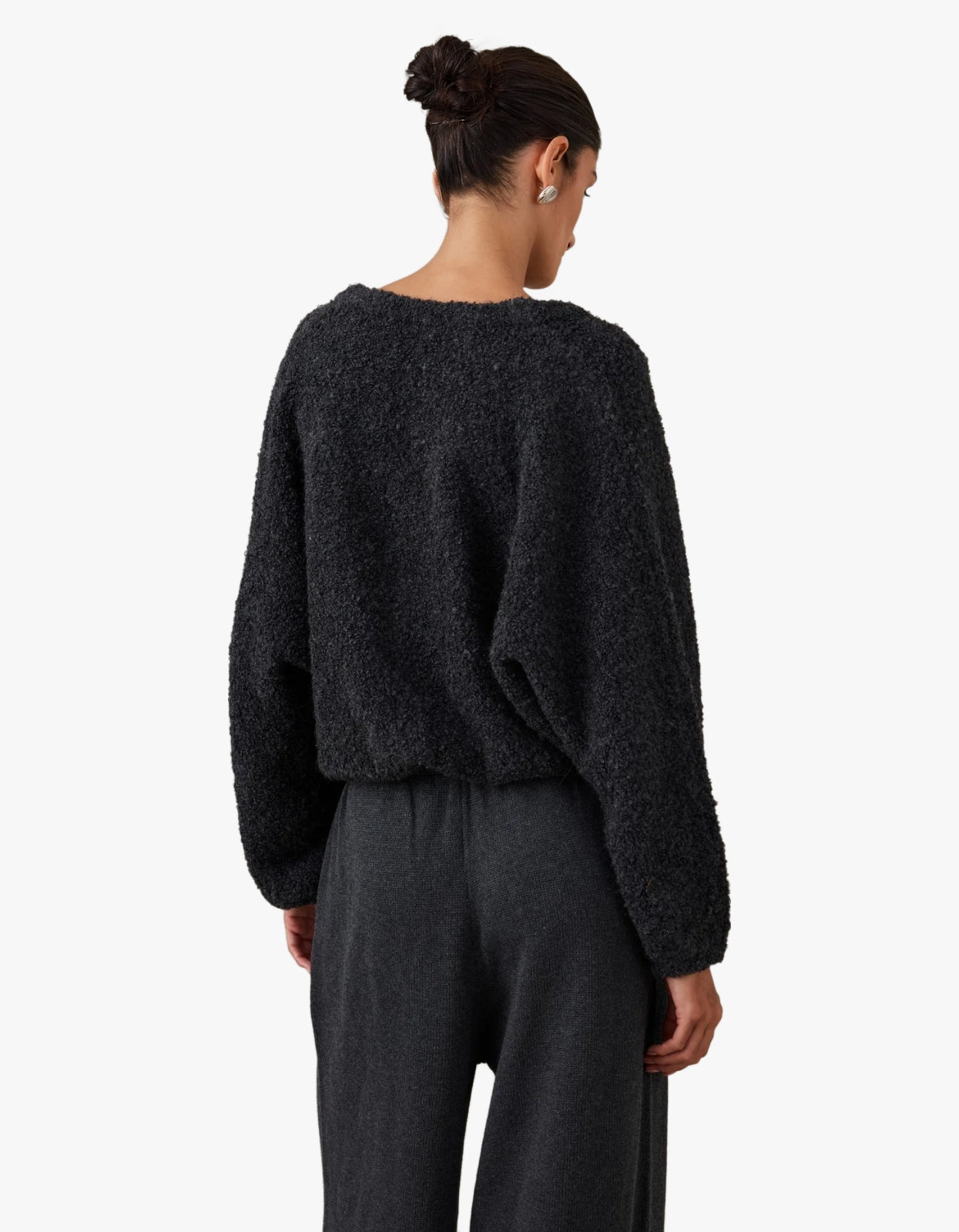 Drew Cardigan - Charcoal