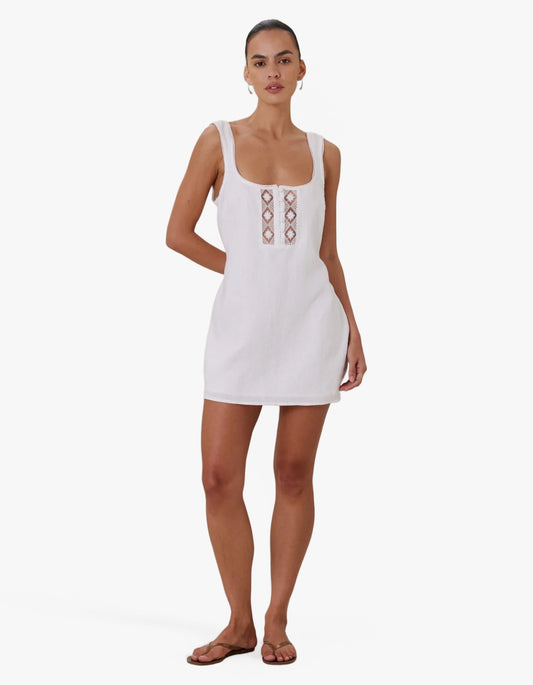 Elio Dress - Bianco