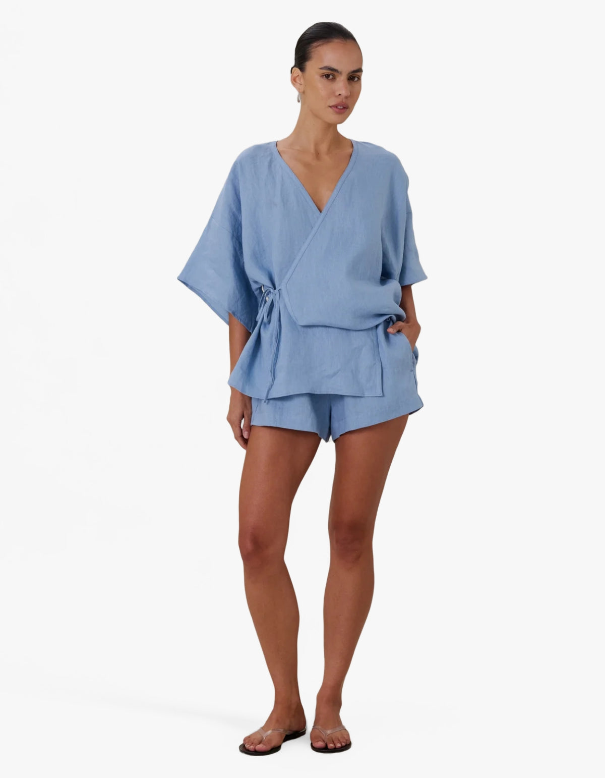 Isola Wrap Top - Capri