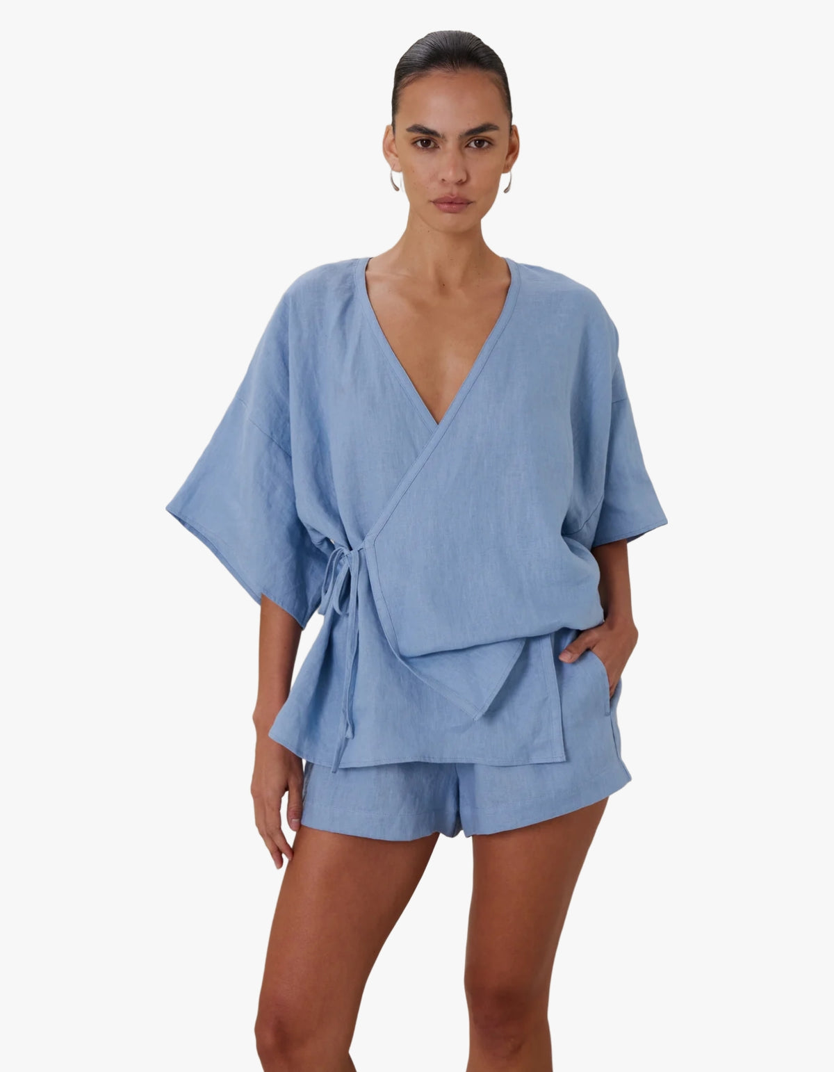 Isola Wrap Top - Capri