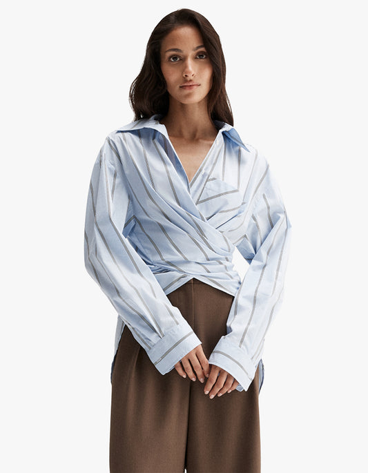 Dominic Shirt - Blue Stripe