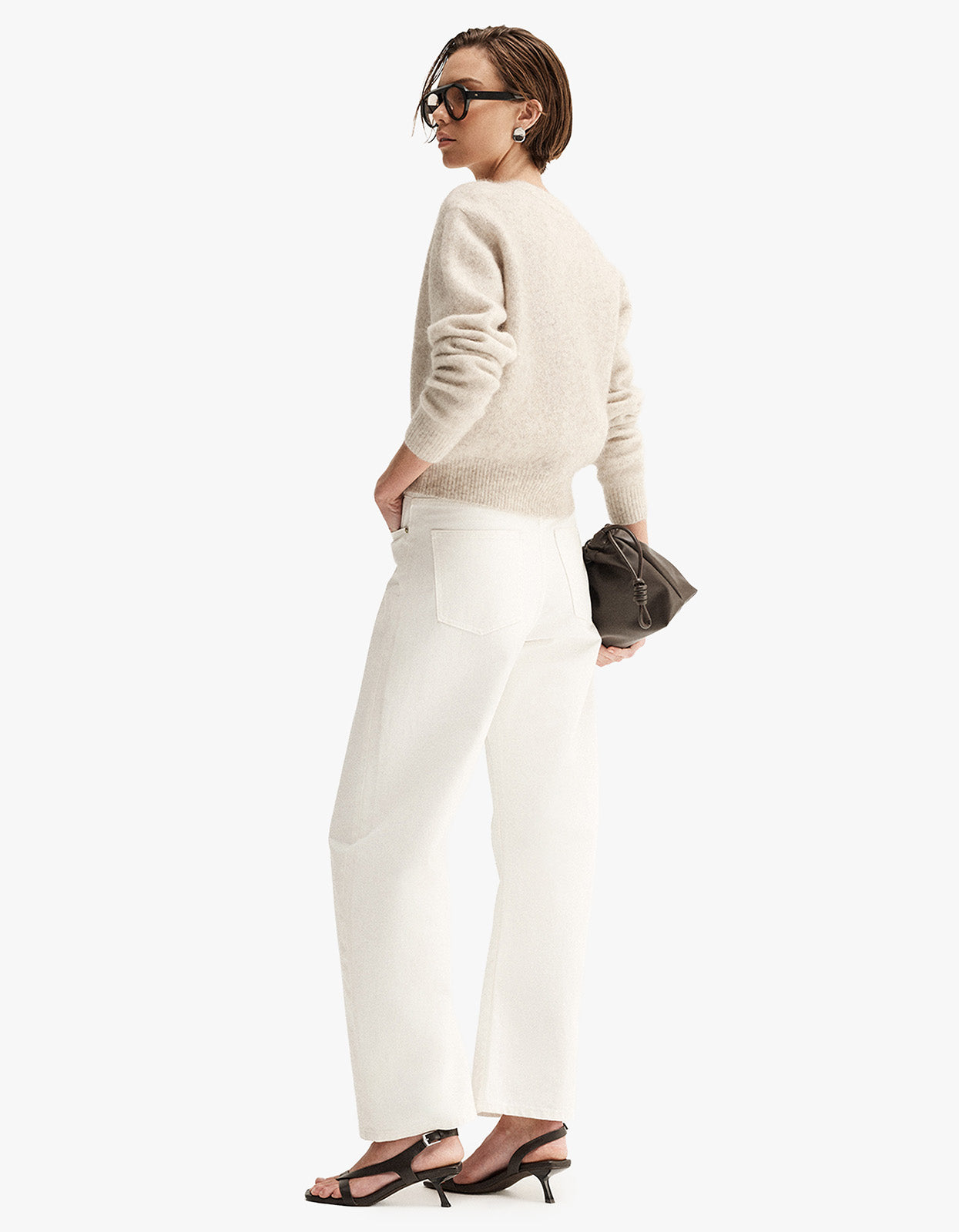 Abigail Knit Cardigan - Oat Marle