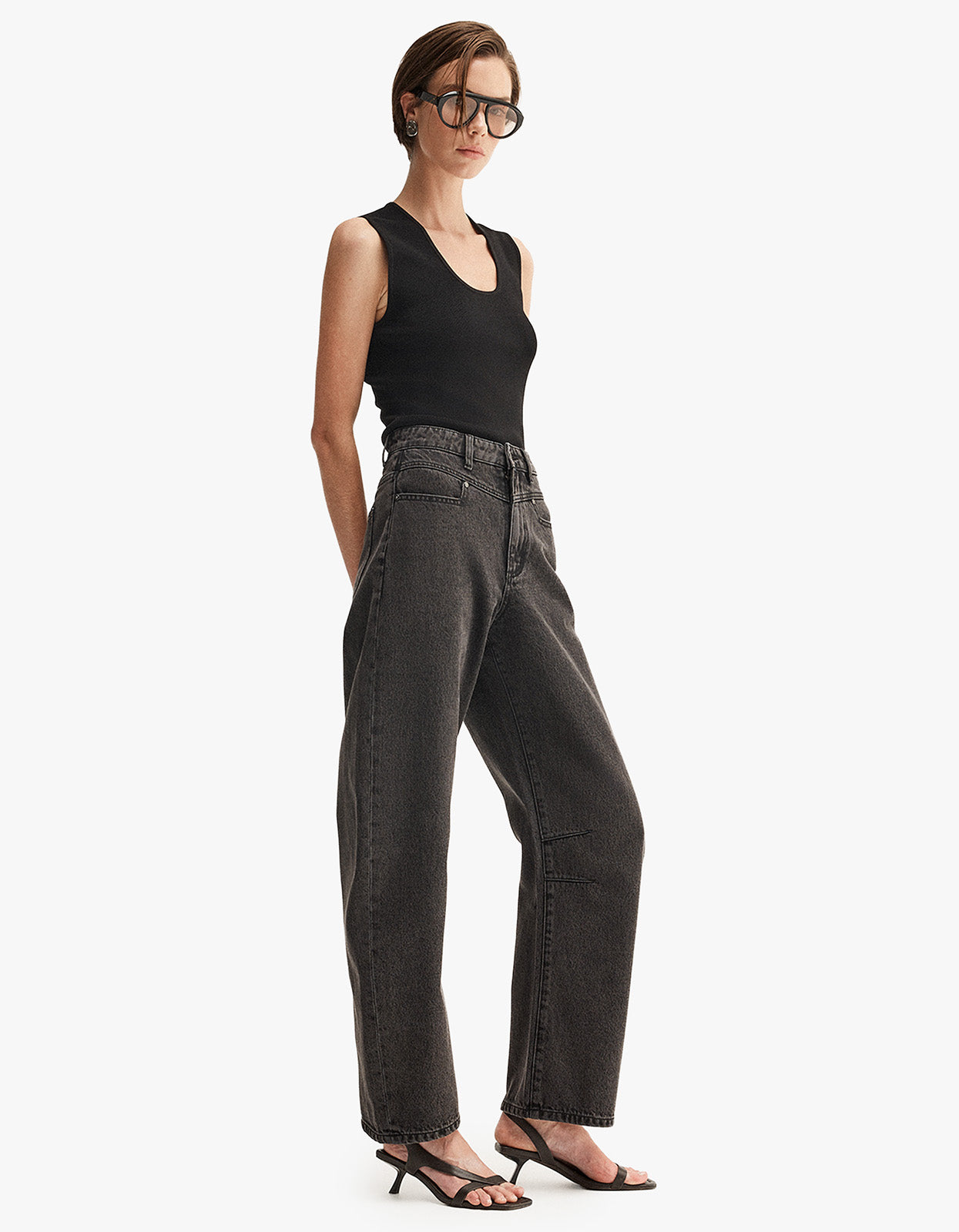 Chelsea Denim Jean - Black