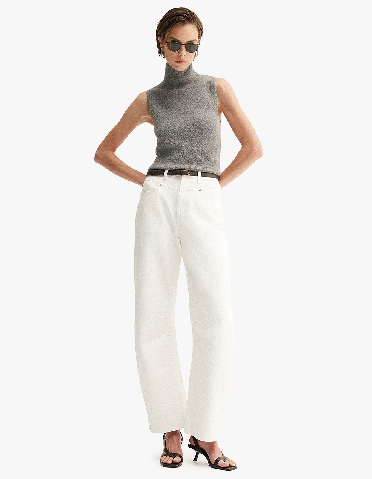 Ronnie Knit Top - Grey