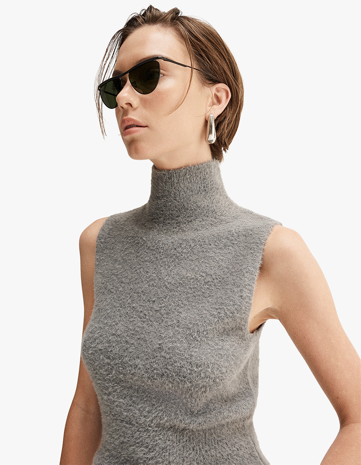 Ronnie Knit Top - Grey