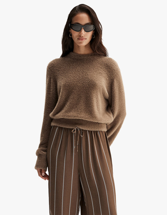 Tate Knit Top - Tan
