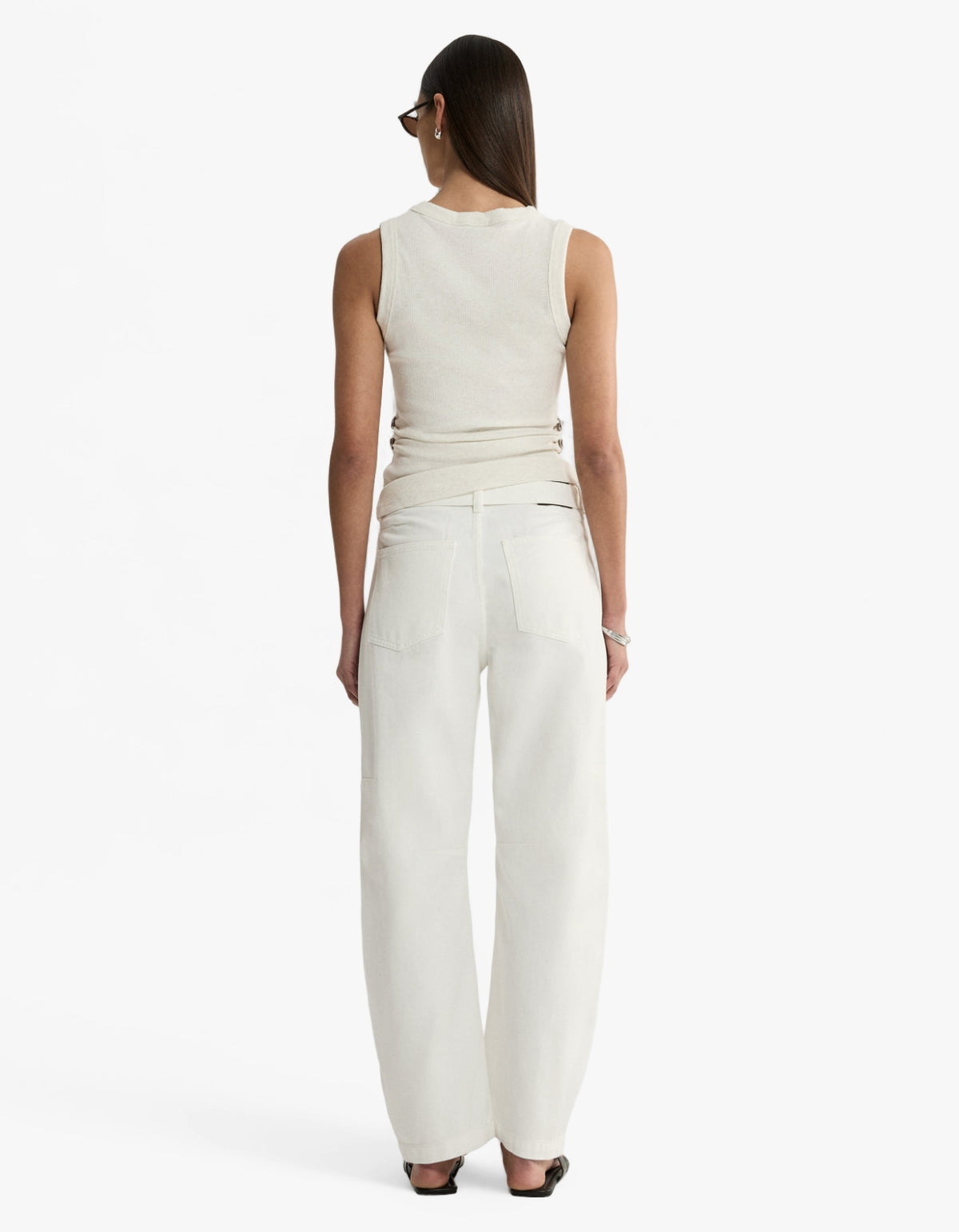 Charlie Top - White Marle