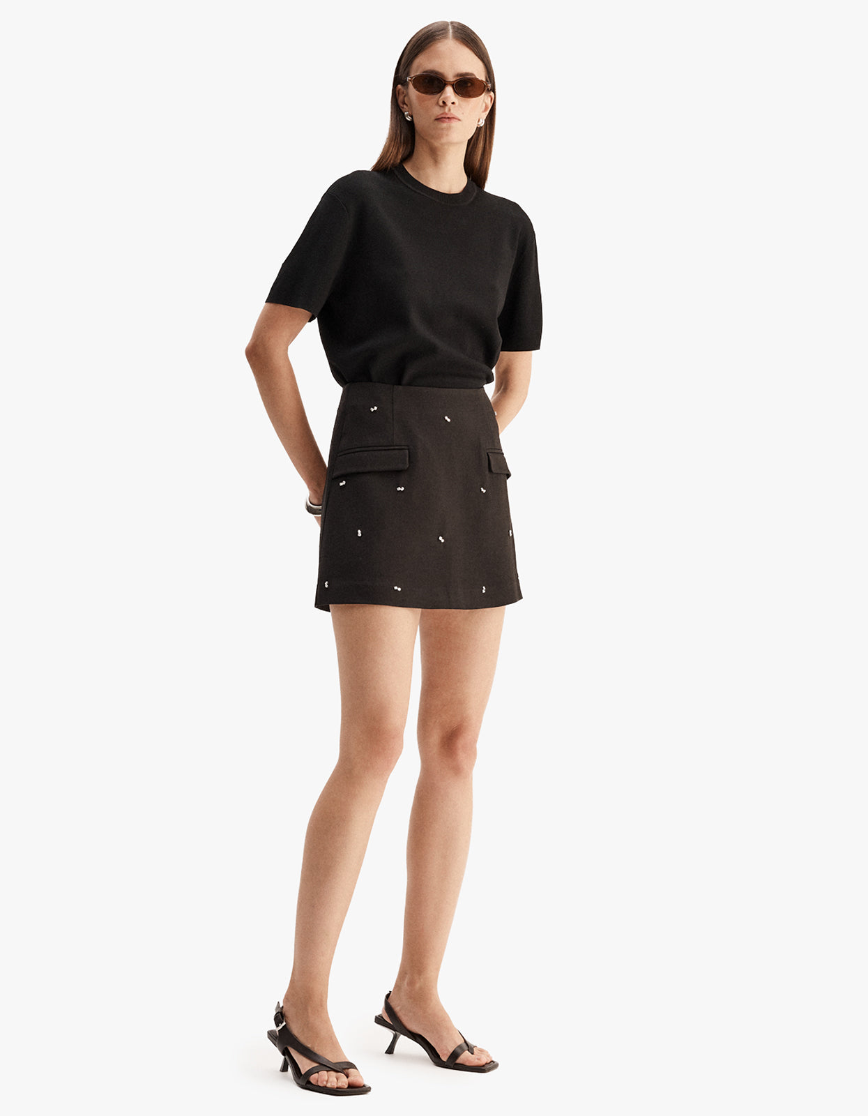 Kylie Mini Skirt - Black