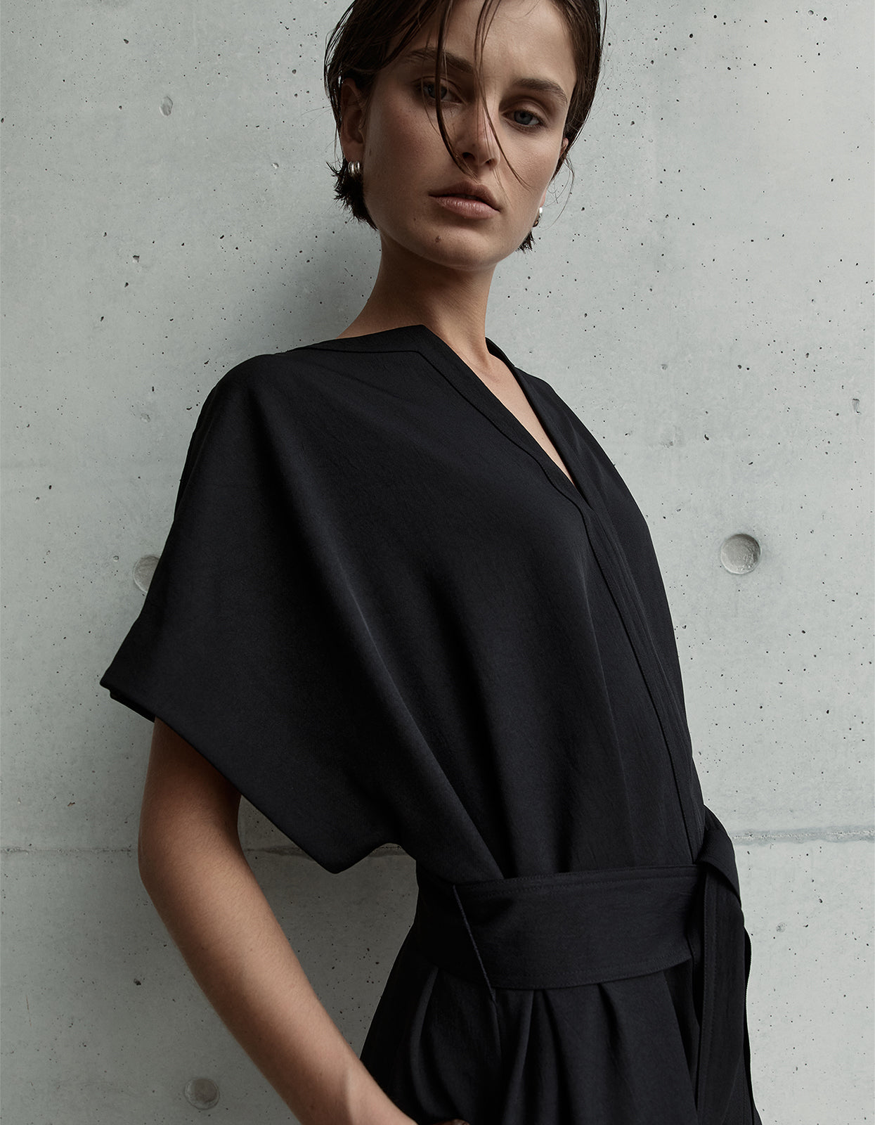 Kenji Mini Dress - Black