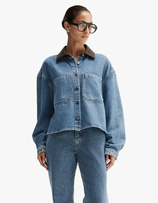 Benji Denim Shirt - Trinity Blue