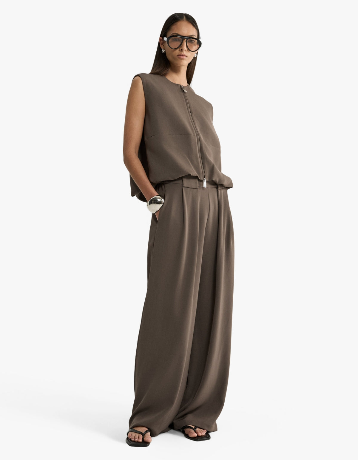Margot Vest - Taupe
