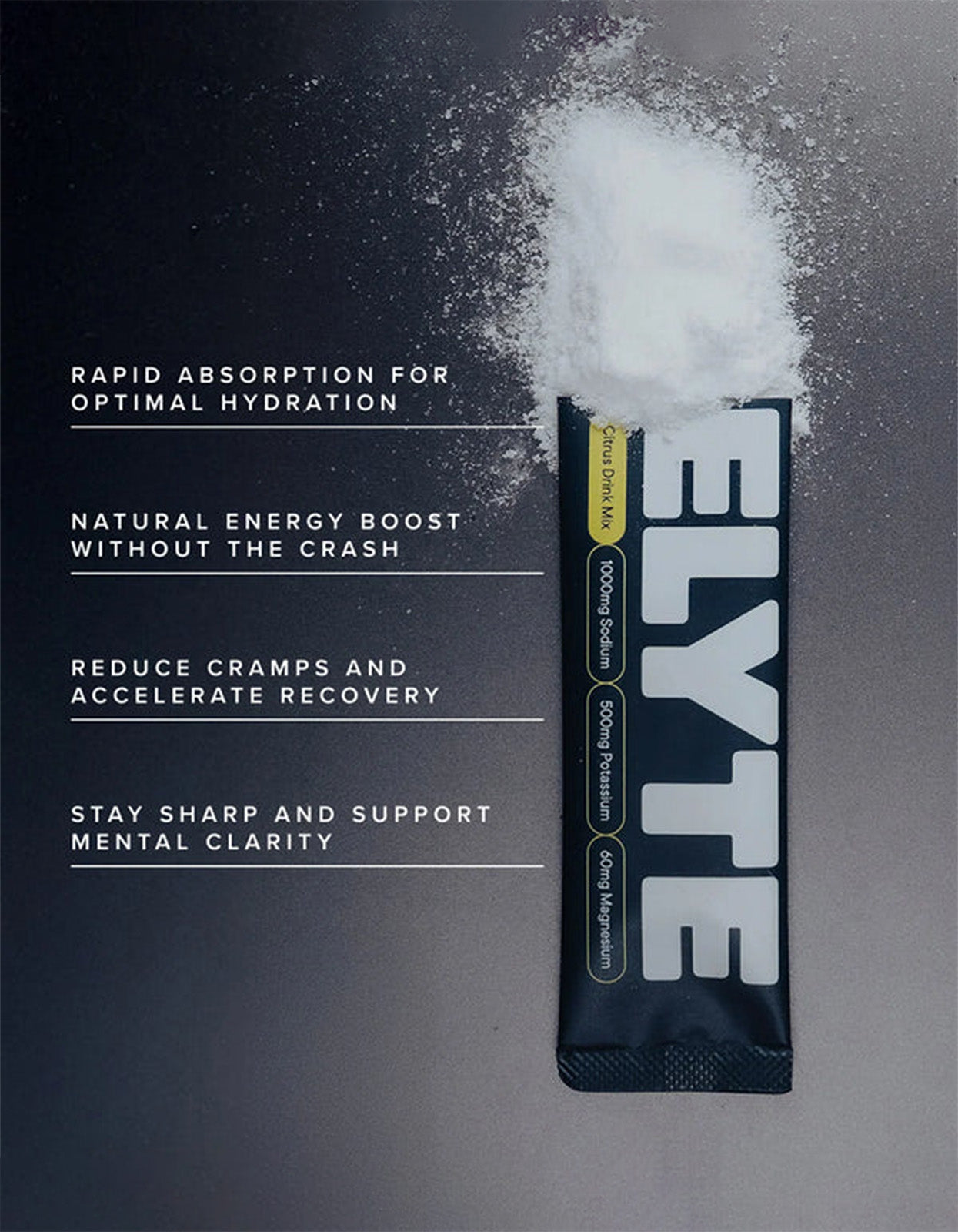 Citrus Elyte Hydration Powder 12 Pack