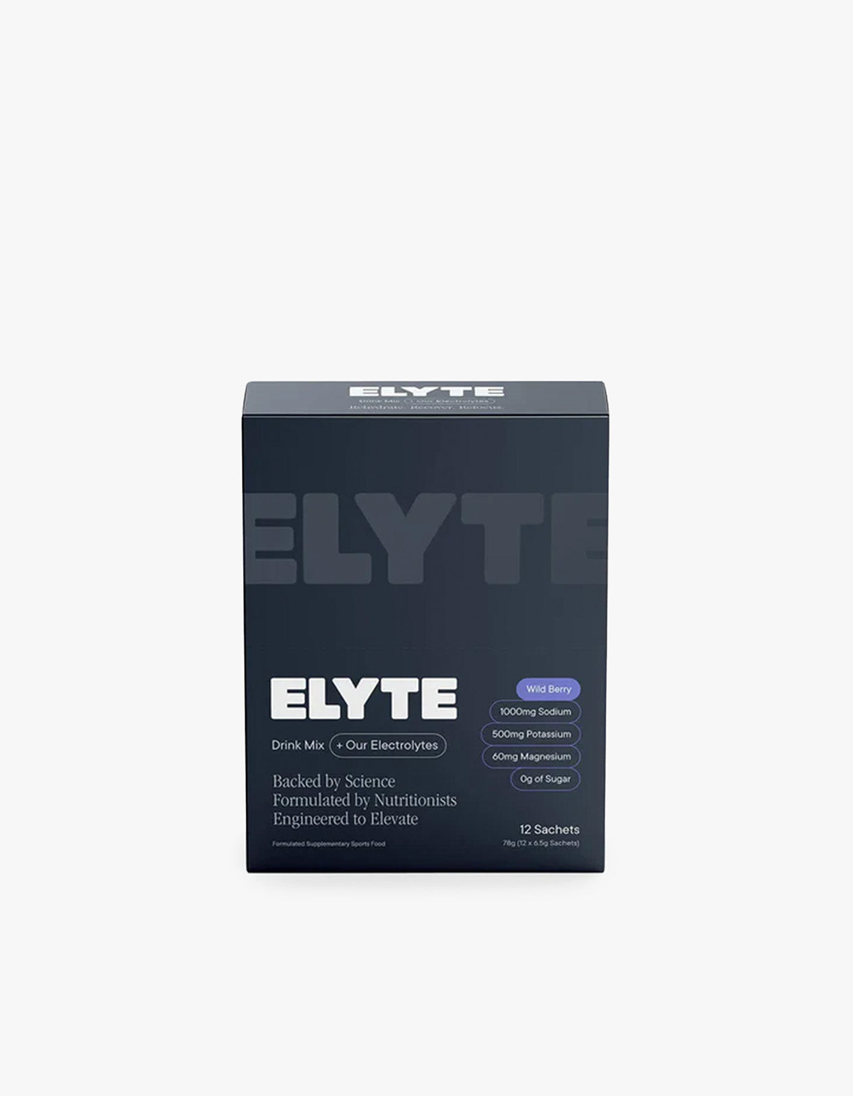 Wildberry Elyte Hydration Powder 12 Pack