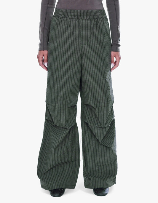 Fallon Relaxed Pant - Olive Check