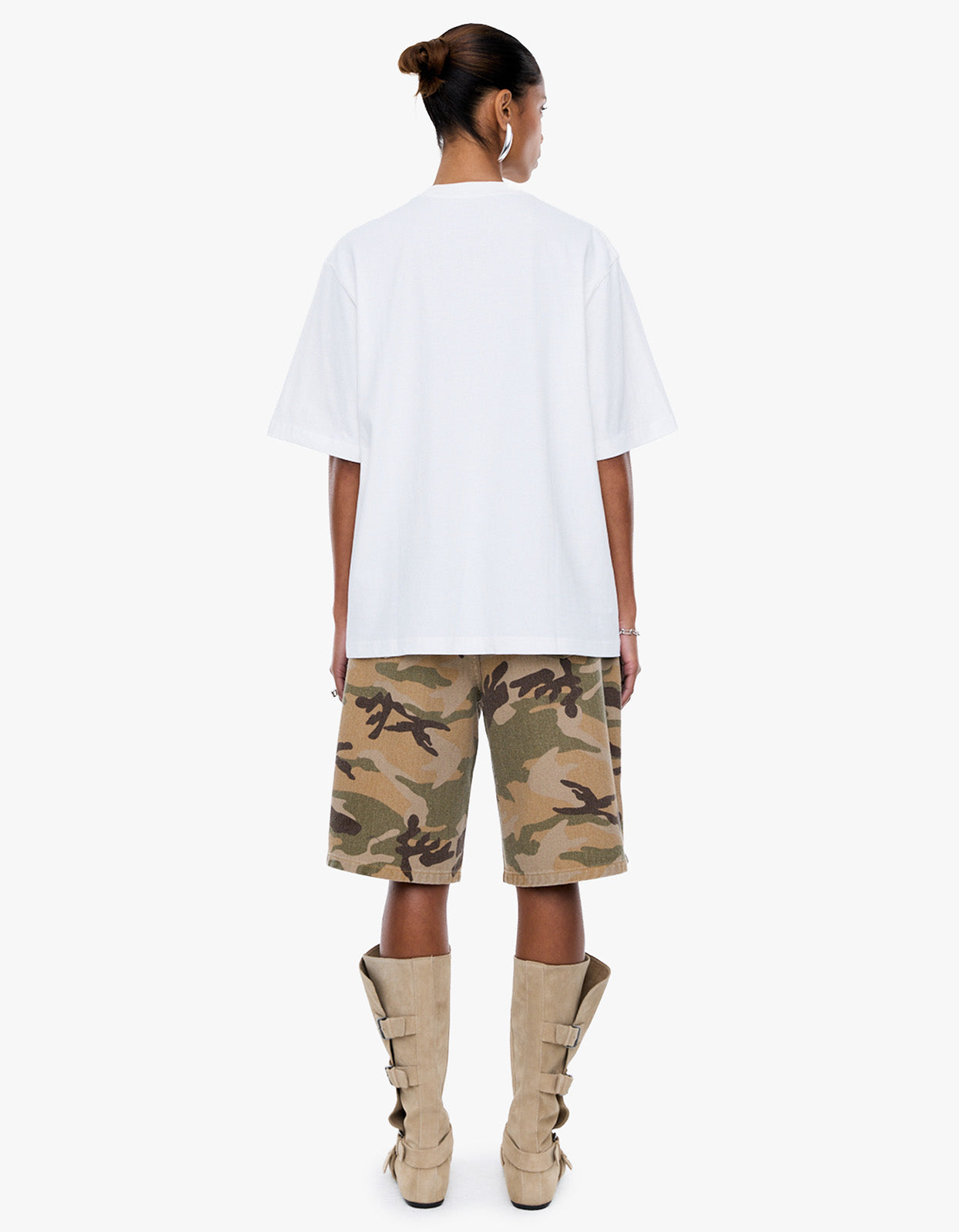 Riviera Watercolour Tee - Vintage White