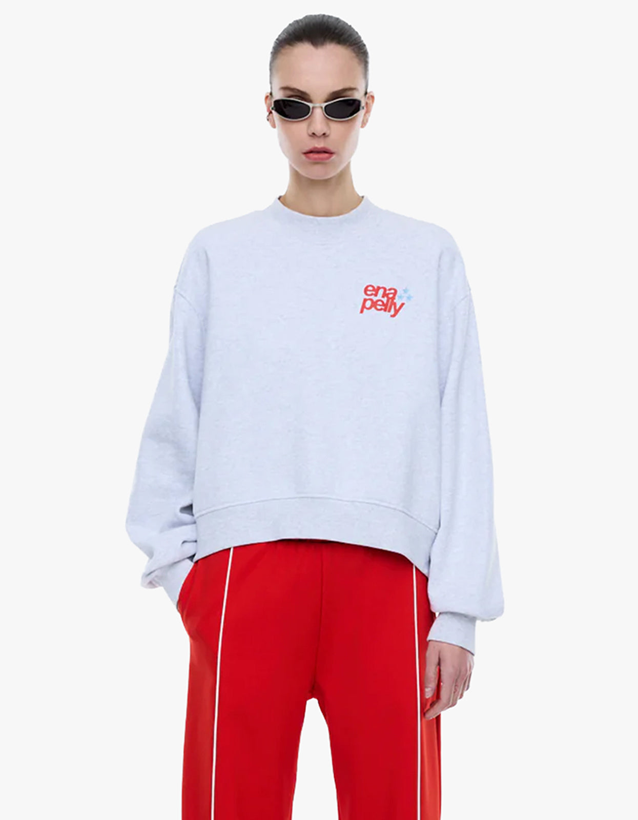 Sport Studio Sweatshirt - White Marle