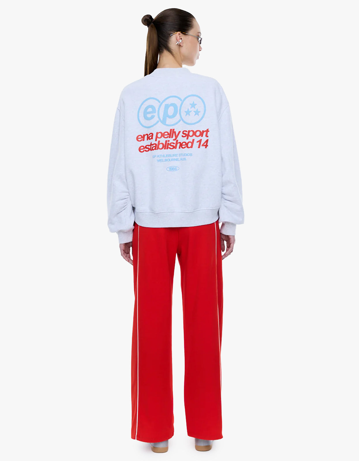 Sport Studio Sweatshirt - White Marle