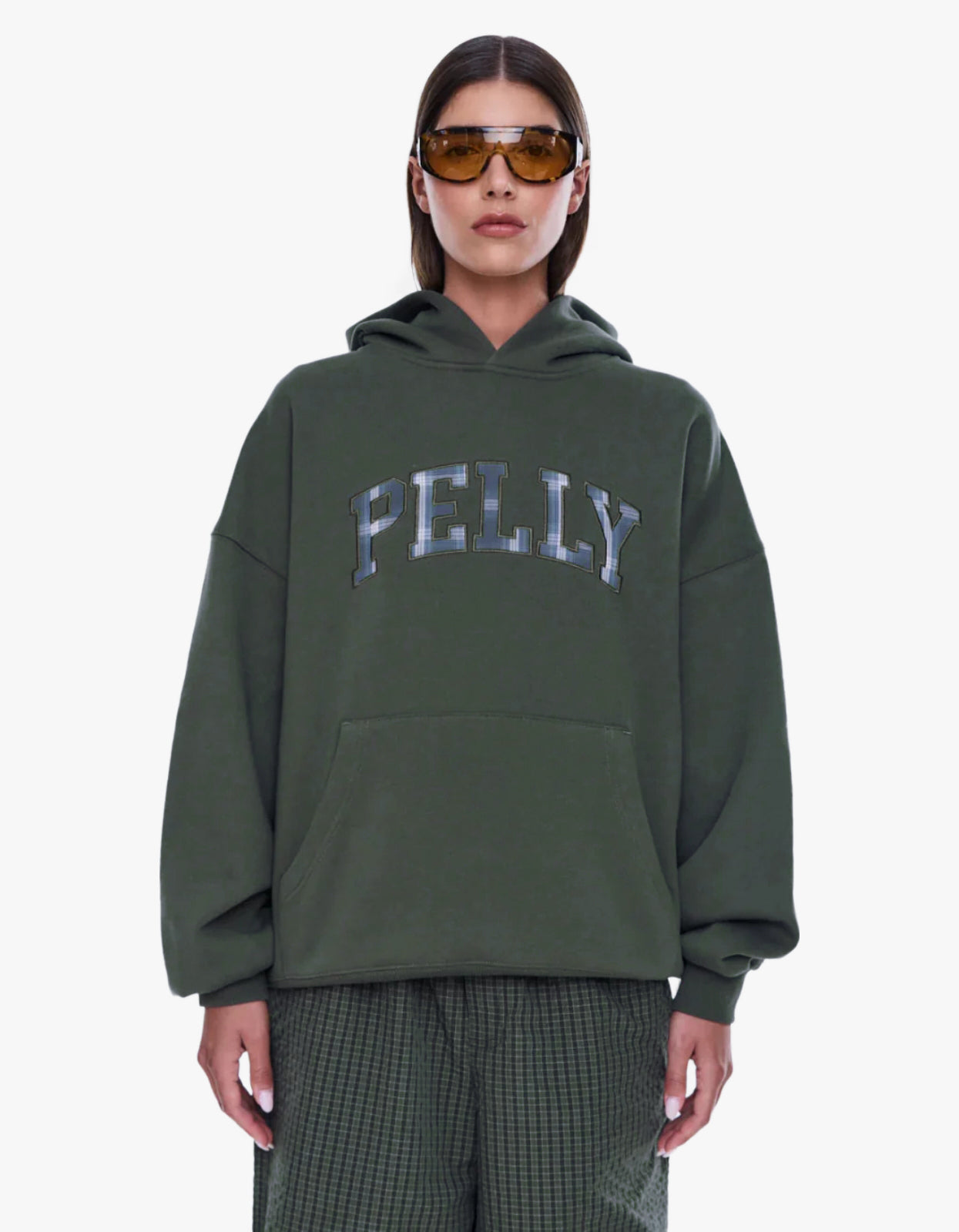 Cassie Oversized Hoodie - Washed Olive