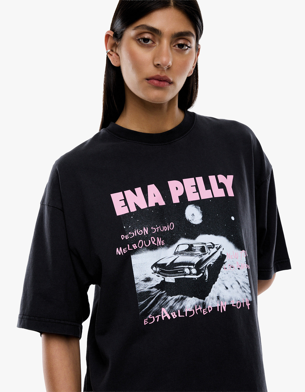 Vintage Car Tee - Vintage Black