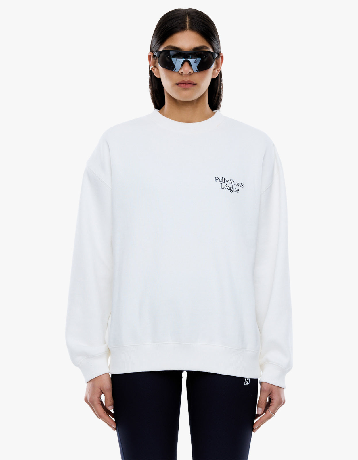 Pelly Sports League Sweater - Vintage White