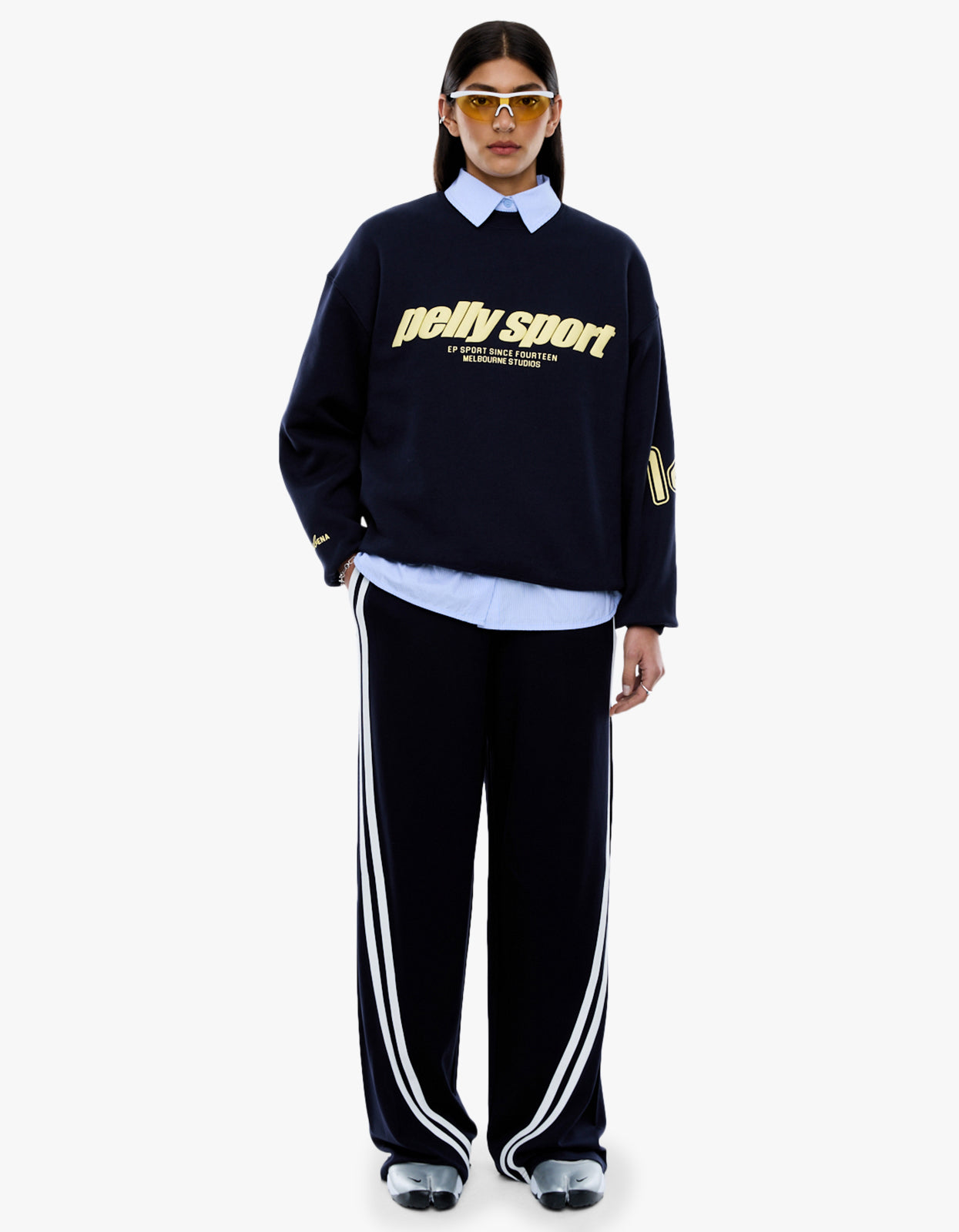 Ena Sports Sweater - Navy
