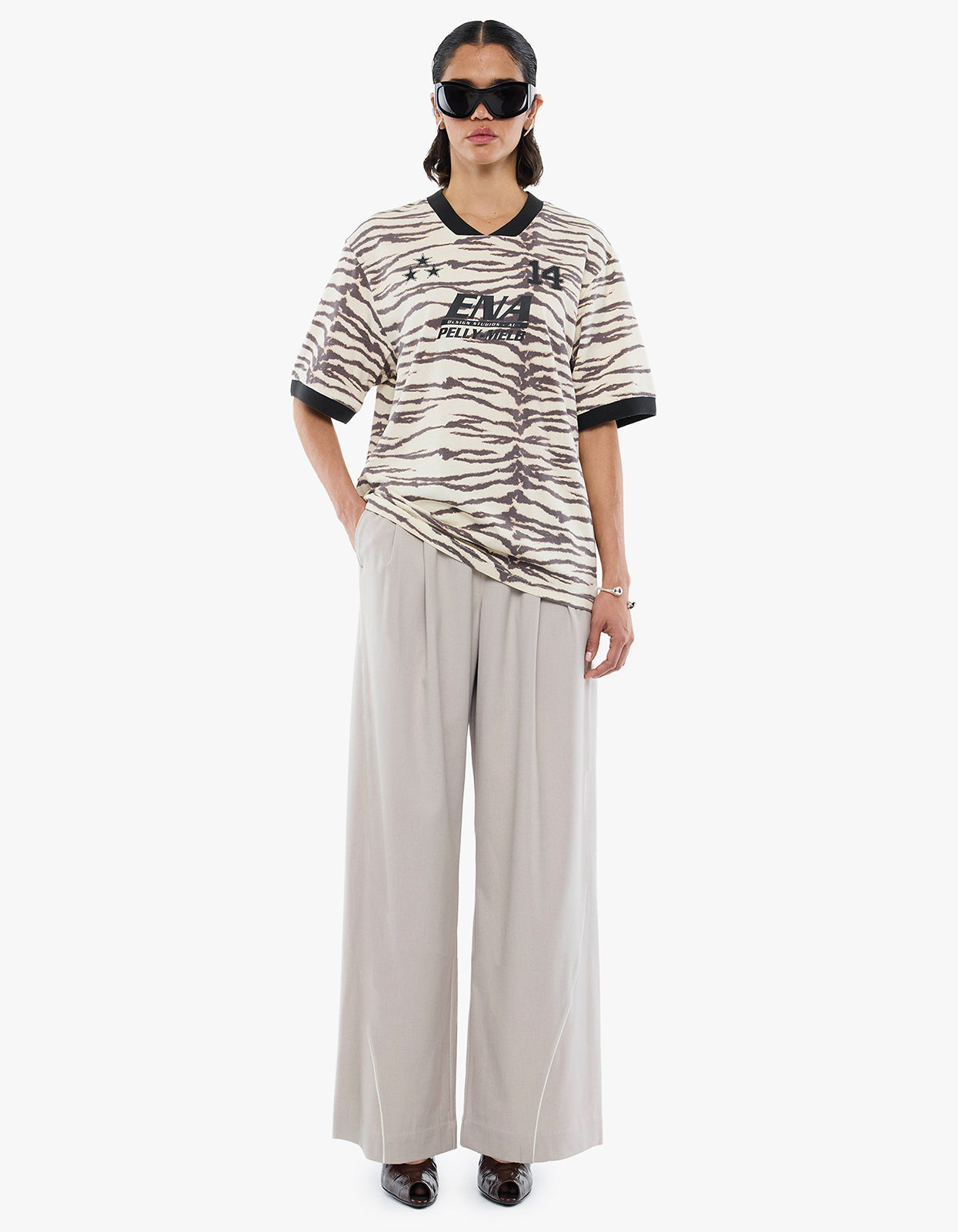 Tiger Ena Team Tee - Tiger Print