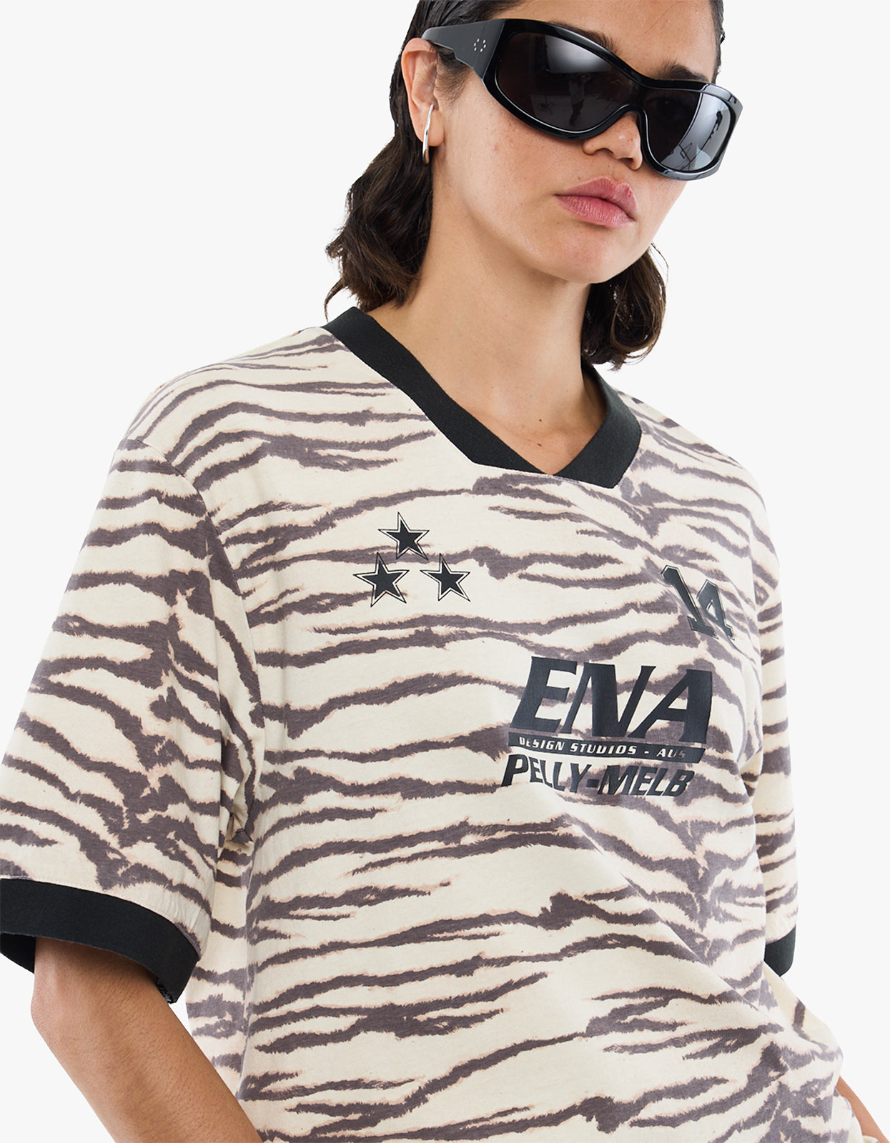 Tiger Ena Team Tee - Tiger Print