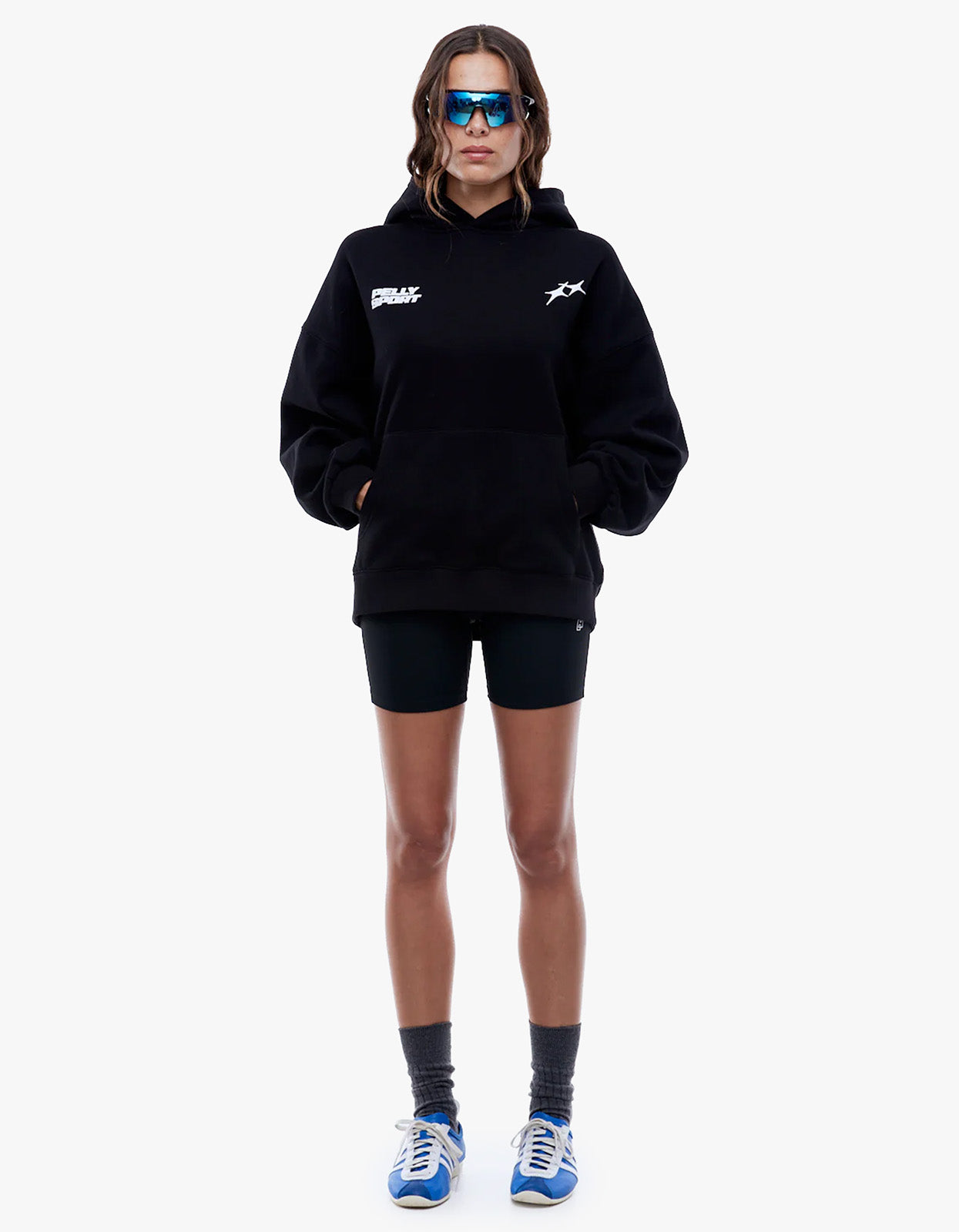 Double Star Hoodie - Black