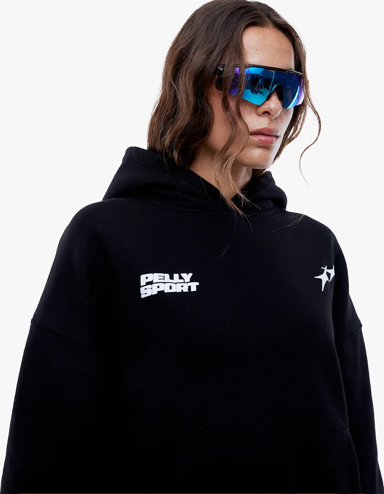 Double Star Hoodie - Black