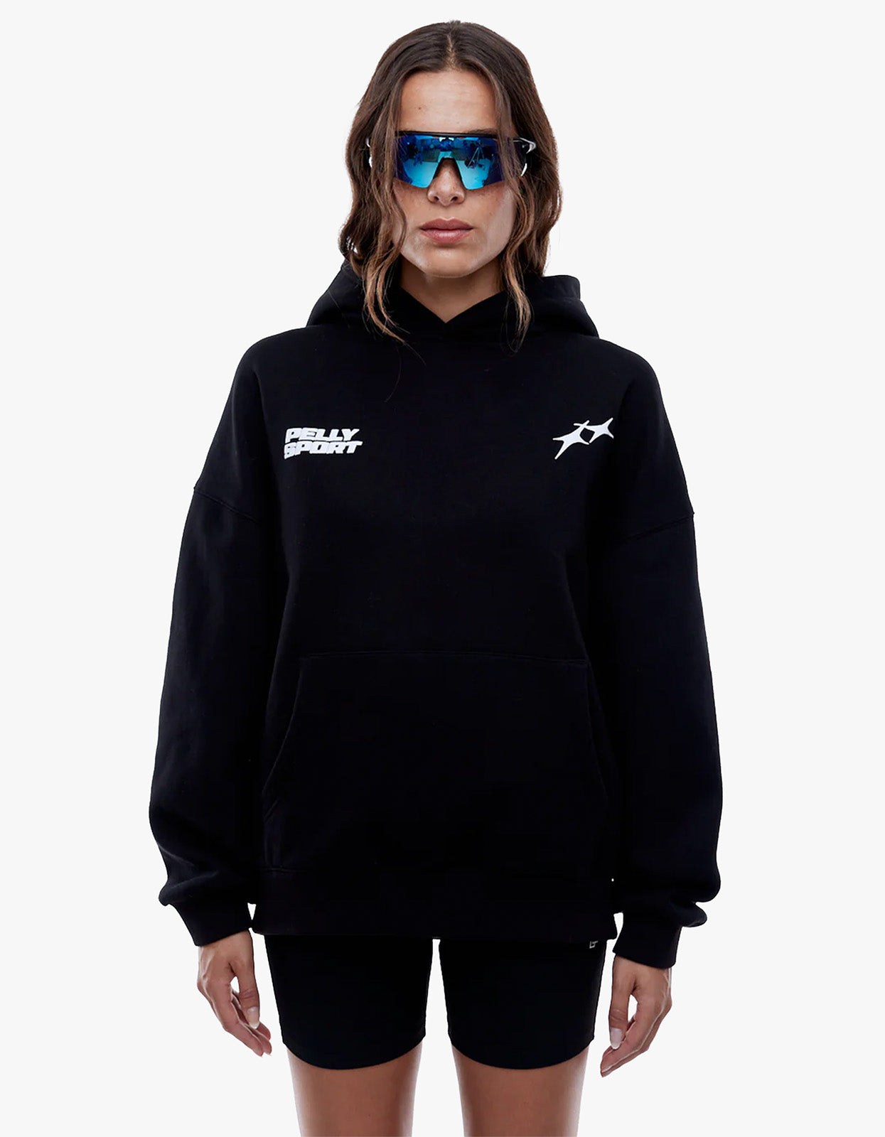 Double Star Hoodie - Black