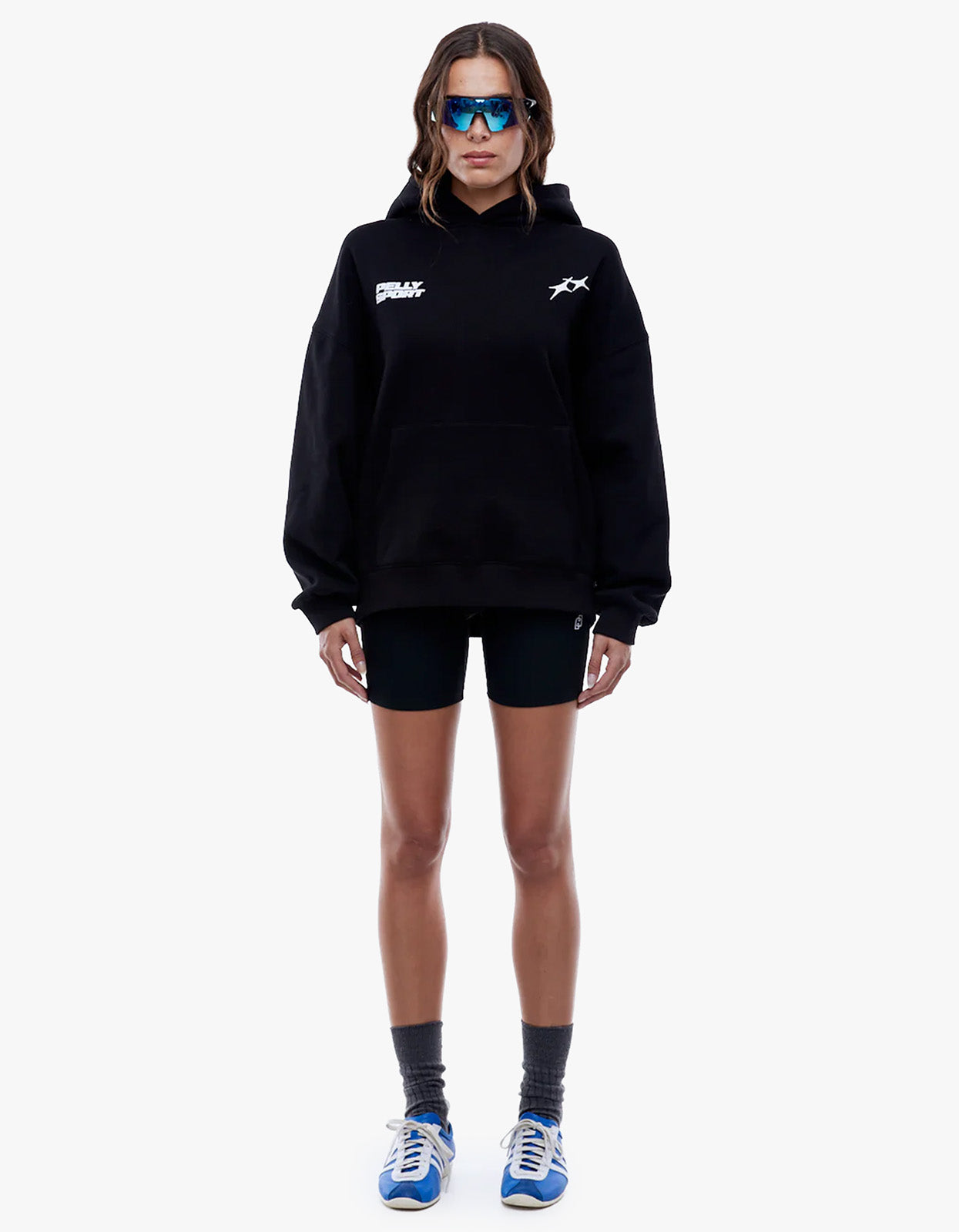 Double Star Hoodie - Black