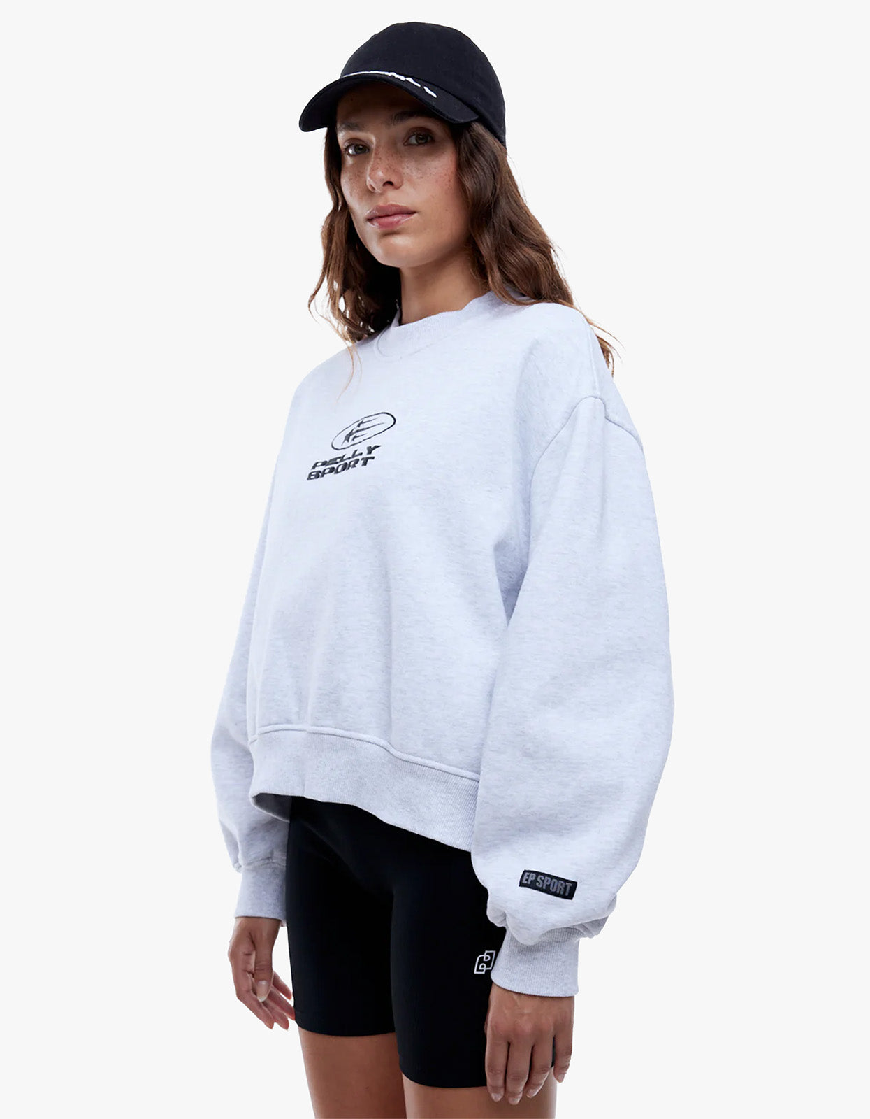 Pelly Sport Id Logo Sweatshirt - White Marle