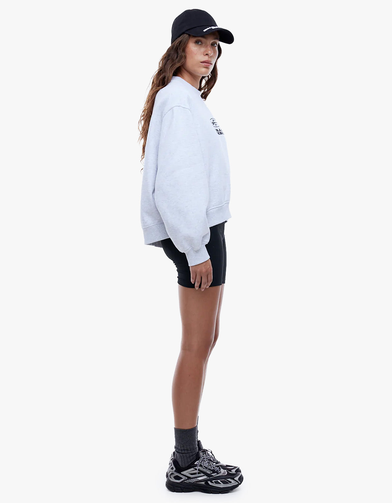 Pelly Sport Id Logo Sweatshirt - White Marle