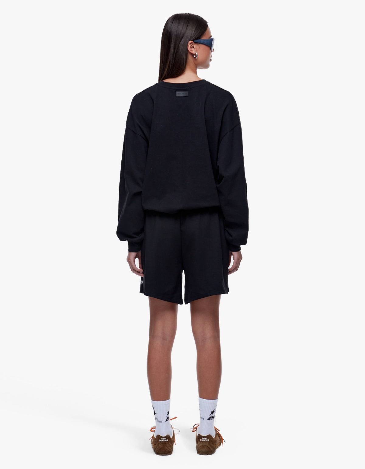 Georgie Relaxed Long Sleeve - Black