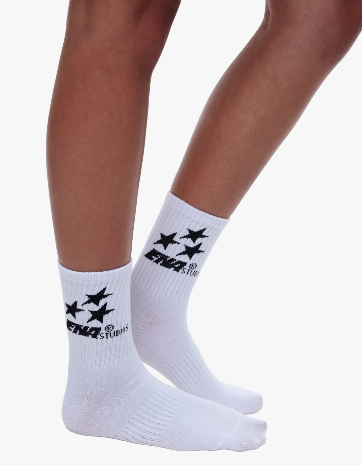 Ena Sport Socks - White