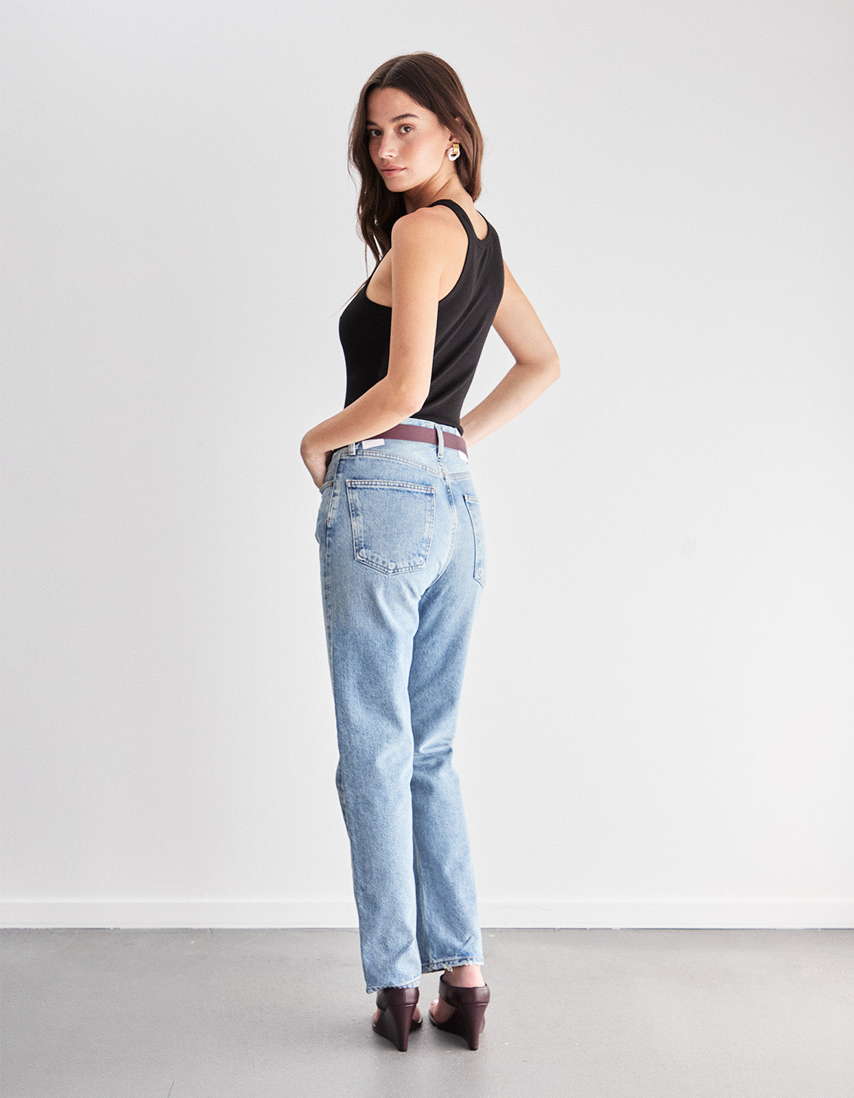 Eli Rib Tank - Black