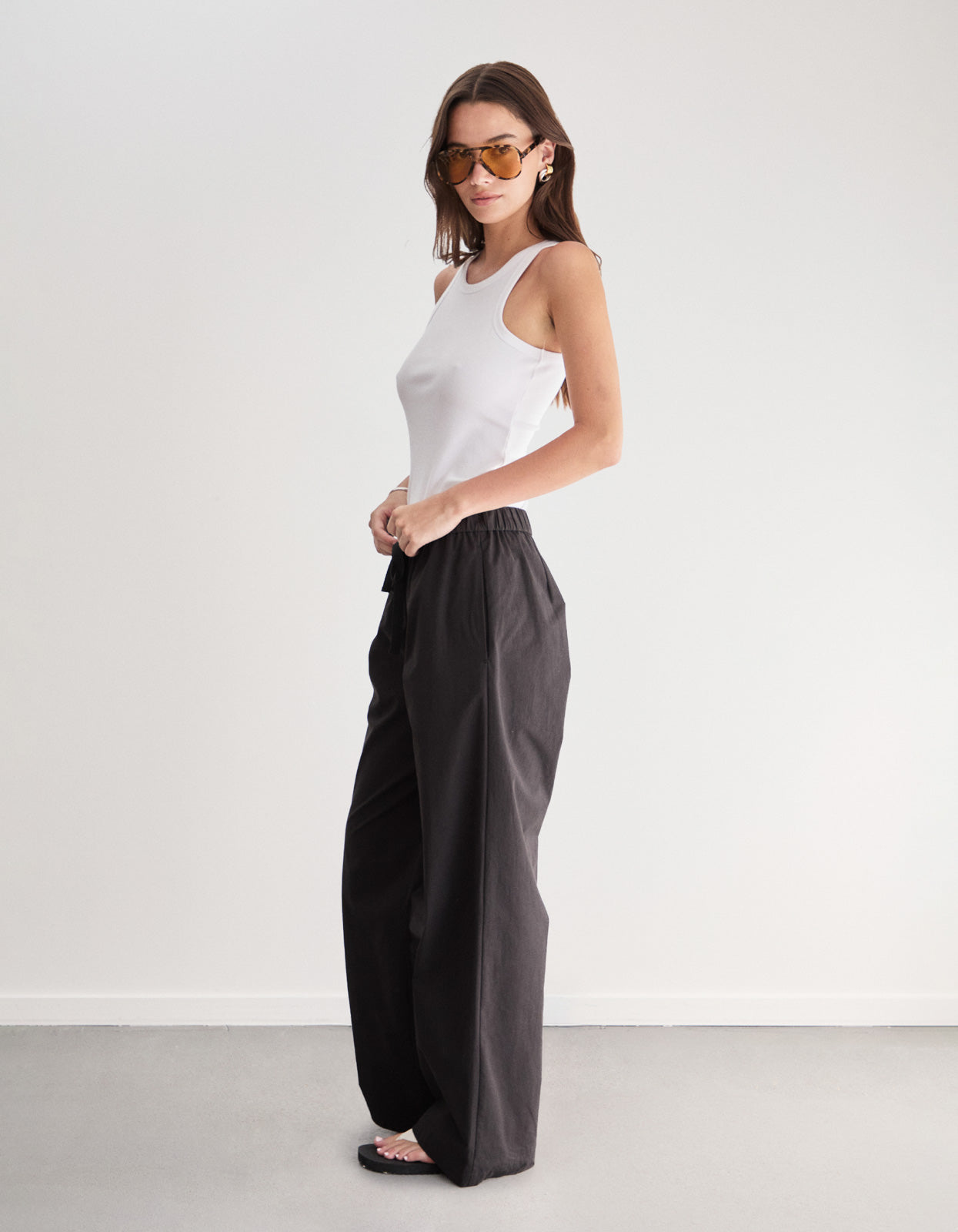 Eli Rib Tank - White