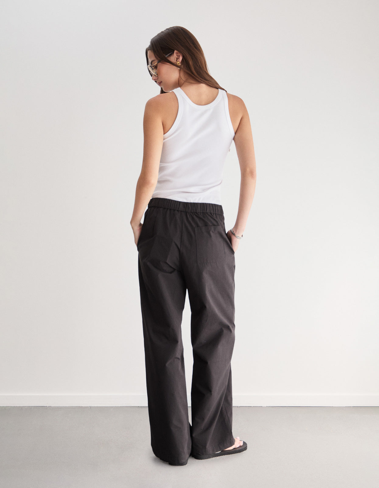 Eli Rib Tank - White