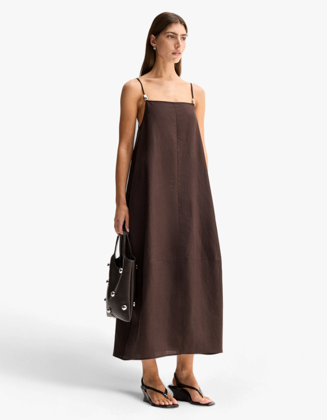 Carlo Maxi Dress - Chocolate