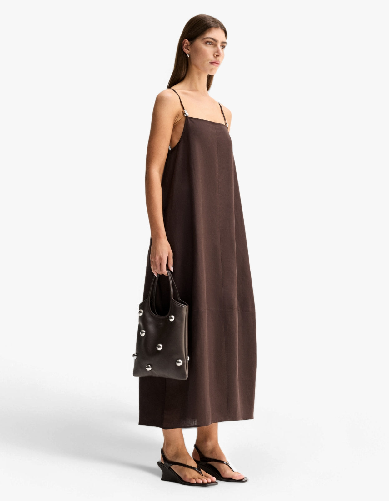 Carlo Maxi Dress - Chocolate