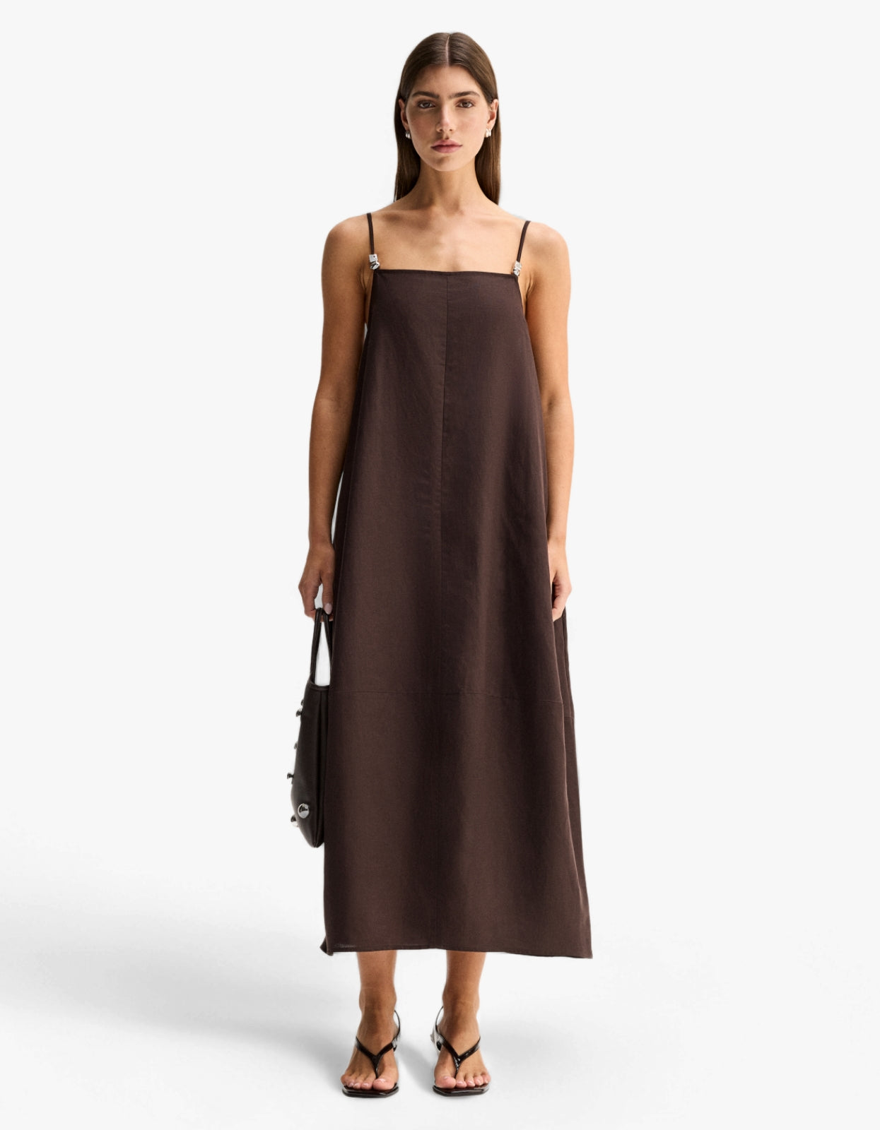 Carlo Maxi Dress - Chocolate