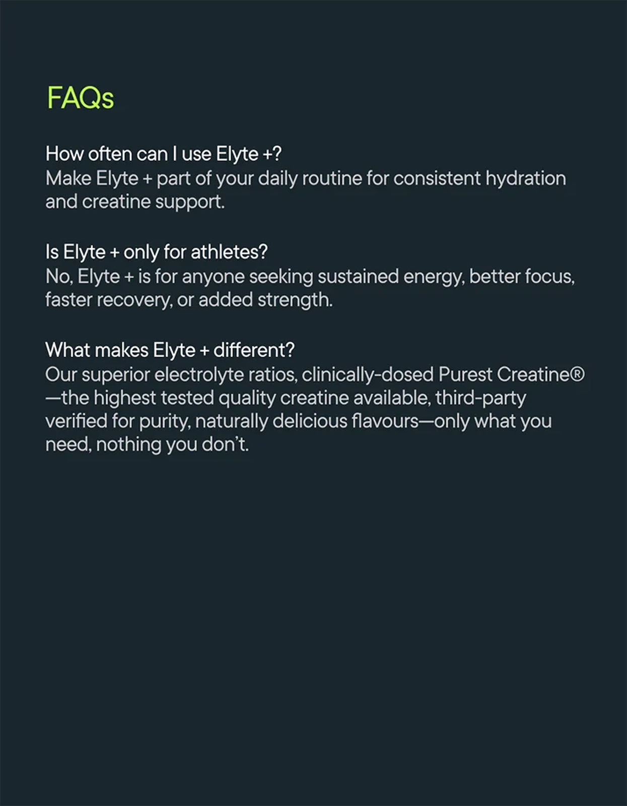 Citrus Elyte Hydration + Creatine 12 Pack - White