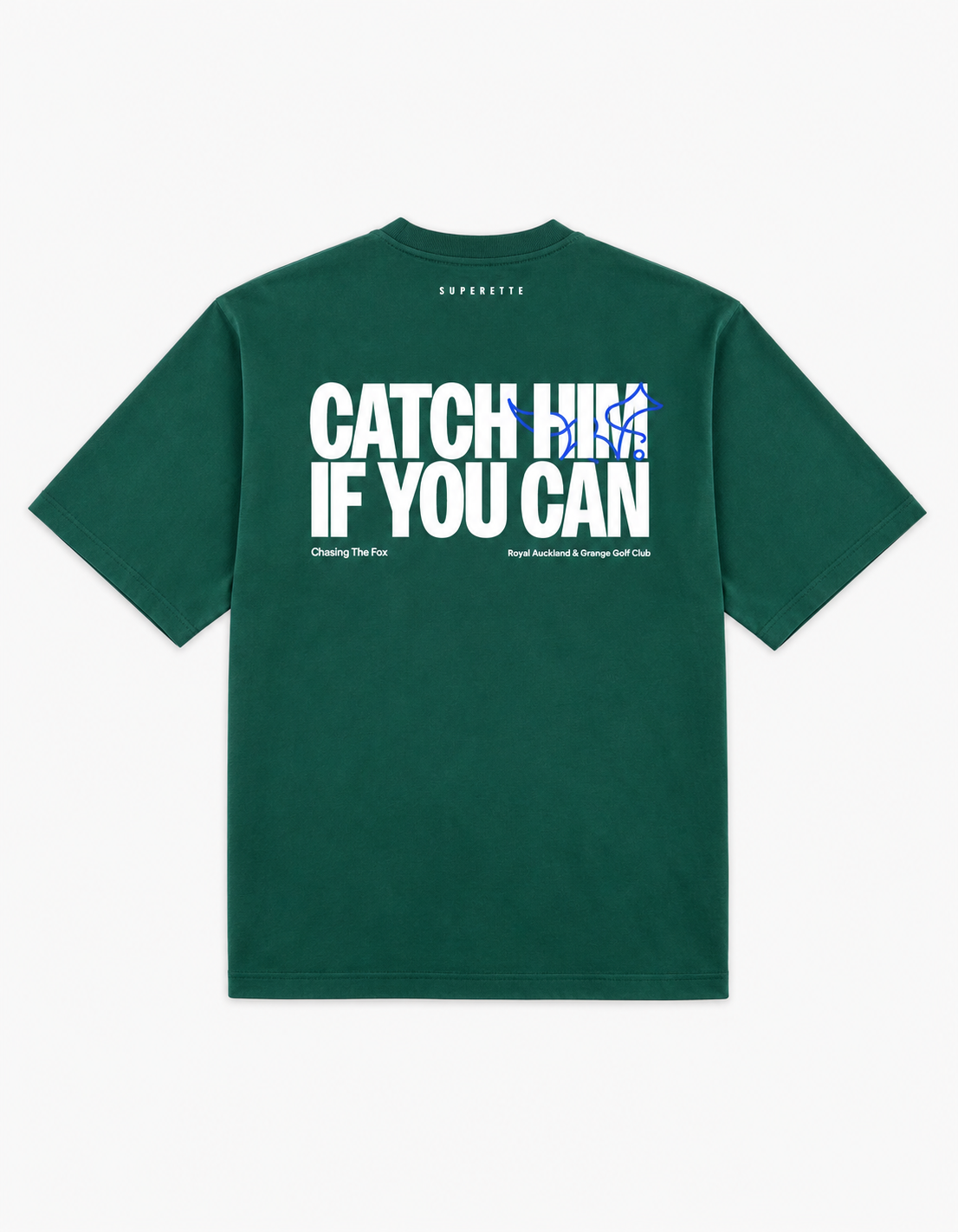 Chasing The Fox X Superette S/S Tee - Green/Ivory