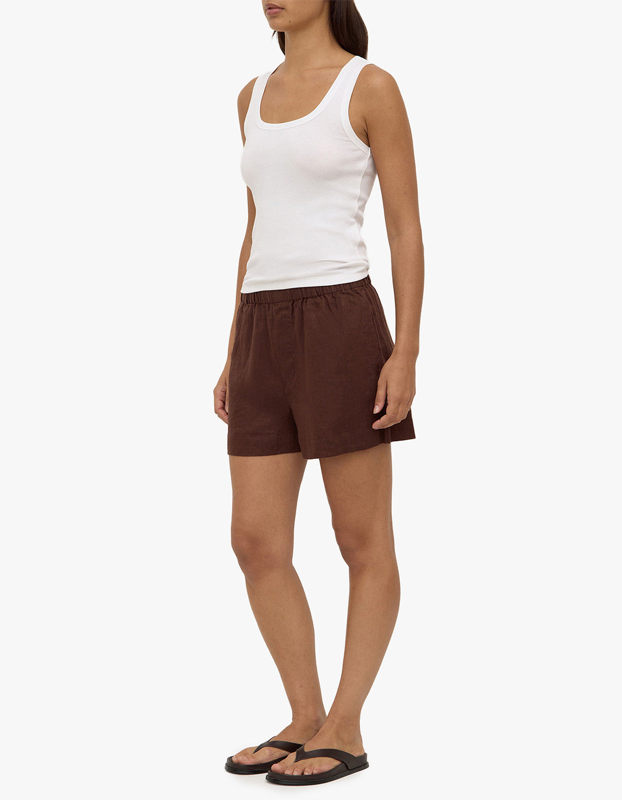 Everyday Linen Short - Espresso