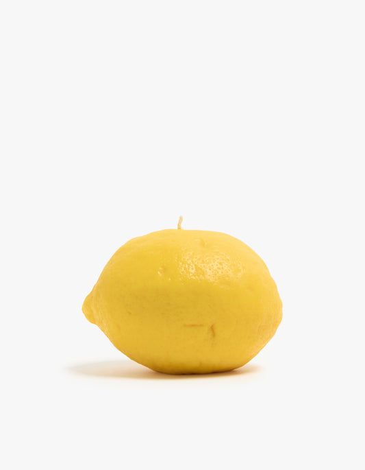 Giant Lemon Candle - Yellow