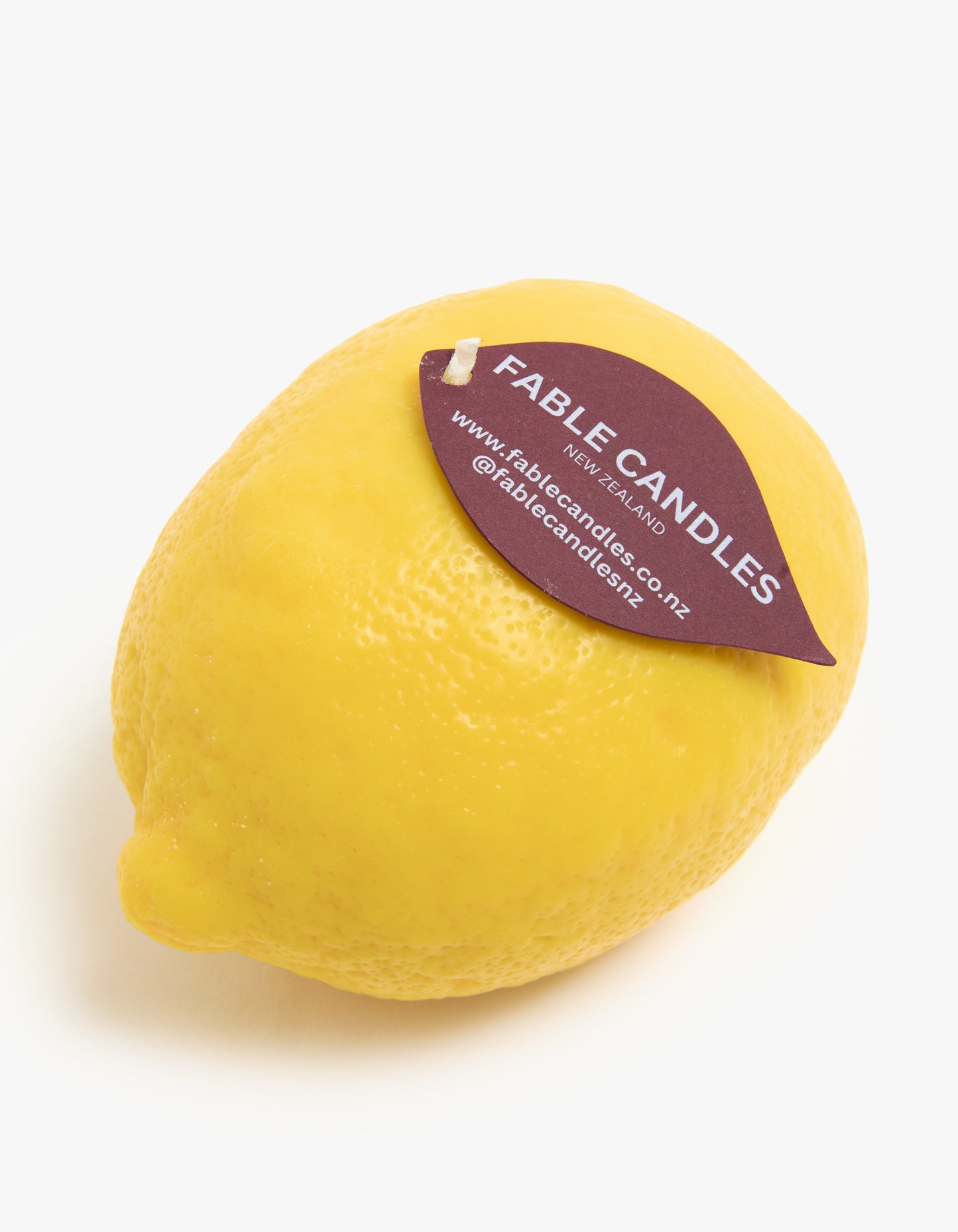Giant Lemon Candle - Yellow